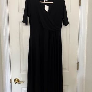 NWT Black Knit Chaus Dress Sz 14